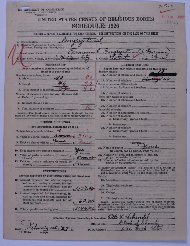 Scan of Congregational Churches: 2135