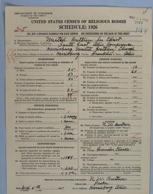 Scan of Church of the United Brethren in Christ: 703