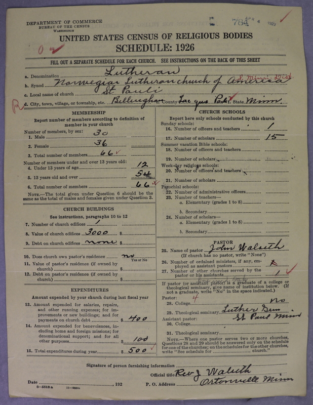 Scan of Norwegian Lutheran Church of America: 784