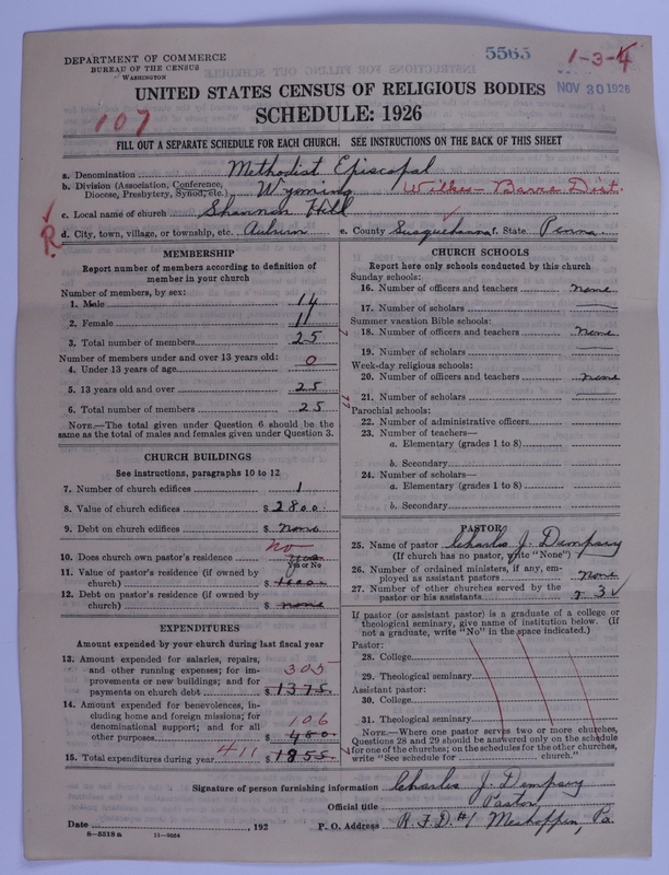 Scan of Methodist Episcopal Church: 5565
