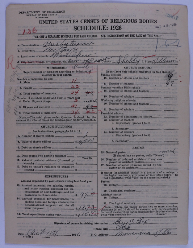 Scan of Presbyterian Church in the United States of America: 3861