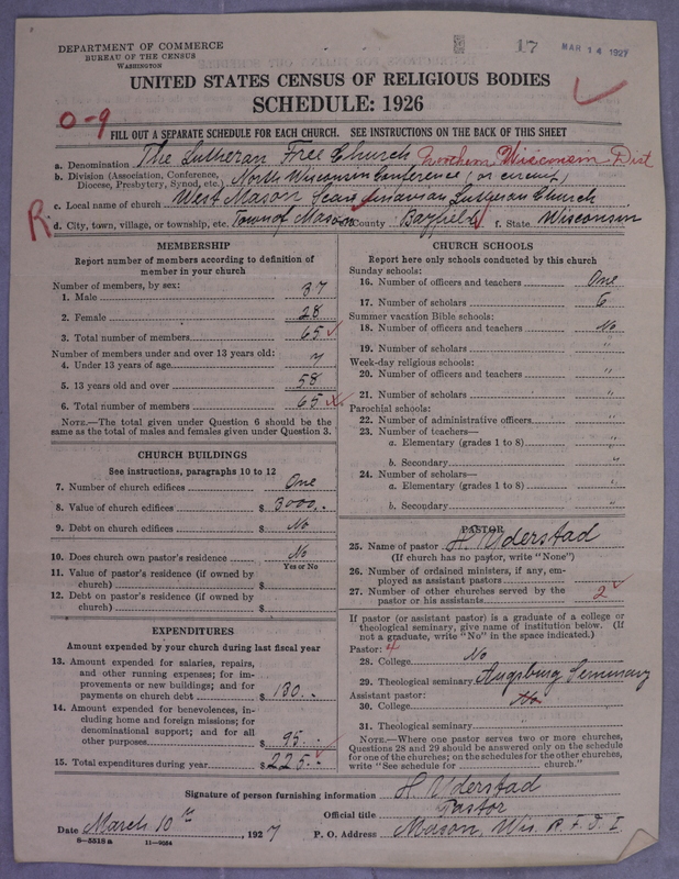 Scan of Lutheran Free Church: 17