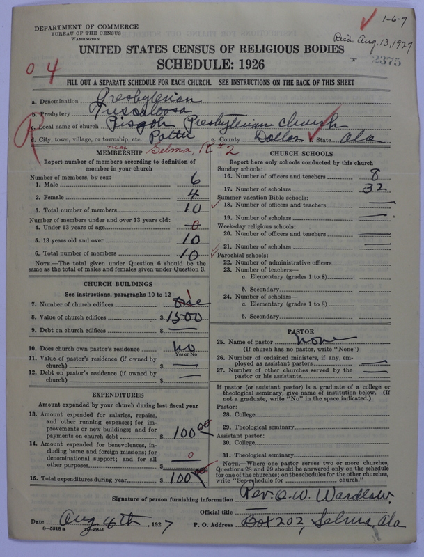 Scan of Presbyterian Church in the United States: 2375