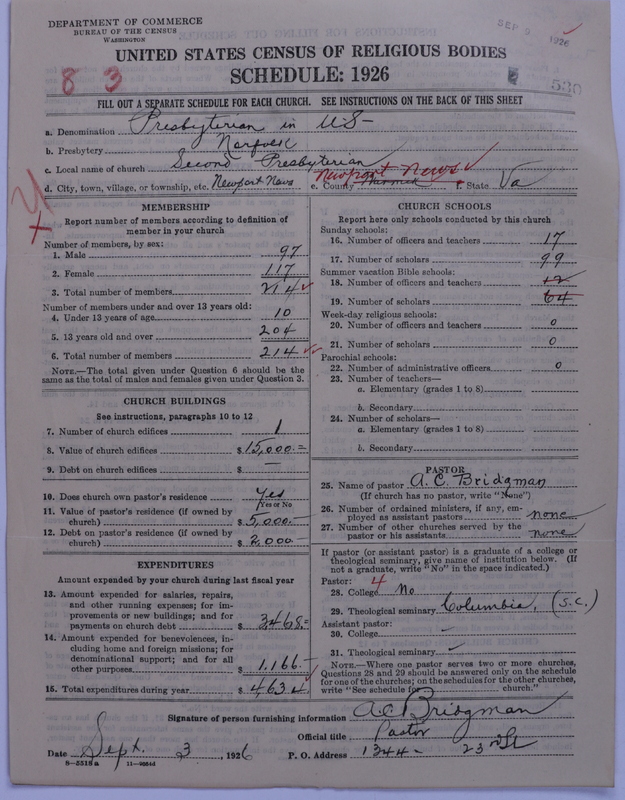 Scan of Presbyterian Church in the United States: 530