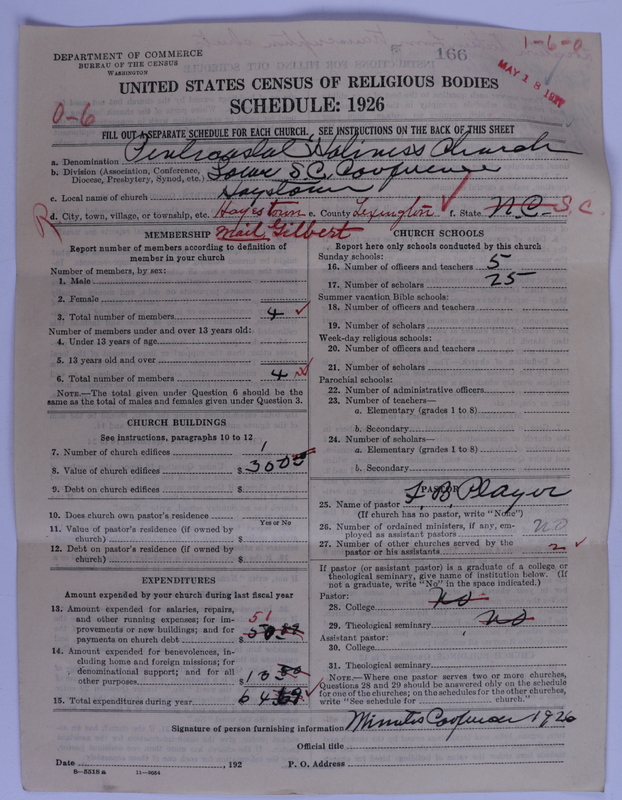 Scan of Pentecostal Holiness Church: 166