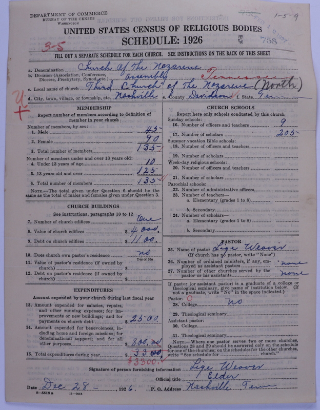 Scan of Church of the Nazarene: 758