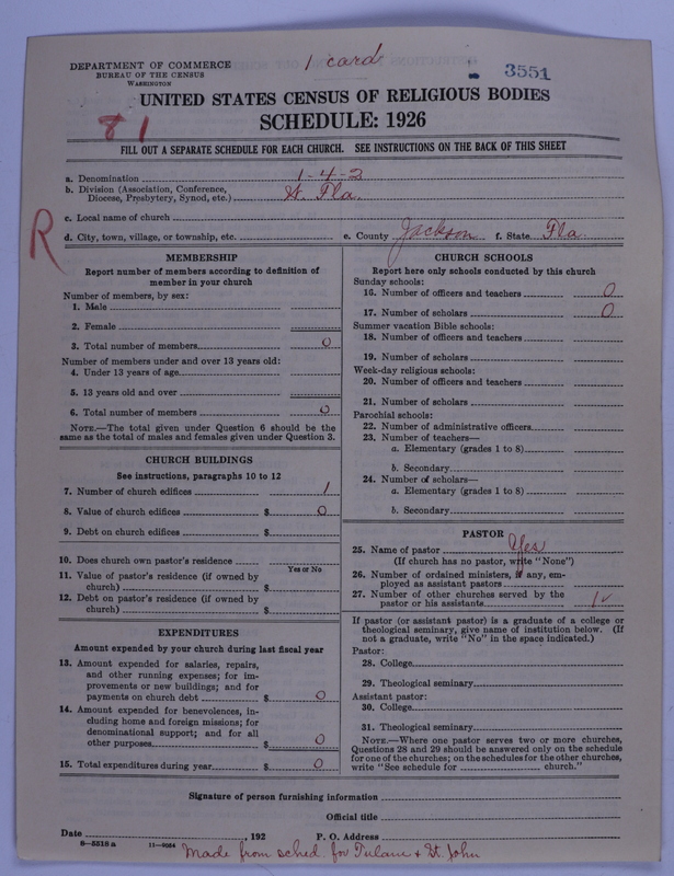Scan of African Methodist Episcopal Church: 3551