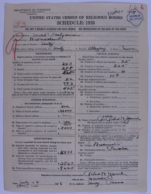 Scan of United Presbyterian Church of North America: 188