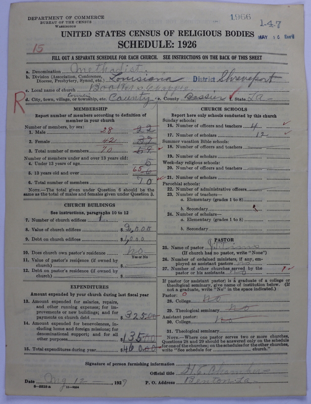 Scan of Colored Methodist Episcopal Church: 1966