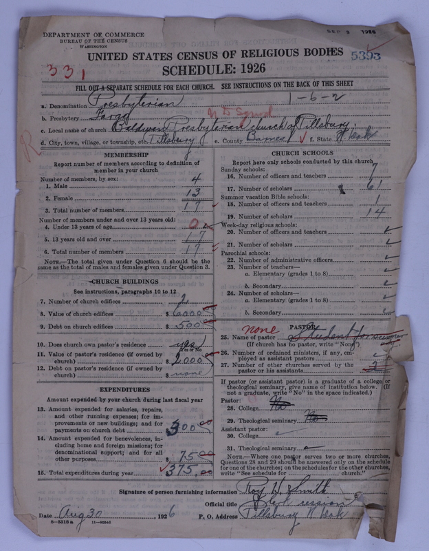 Scan of Presbyterian Church in the United States of America: 5393
