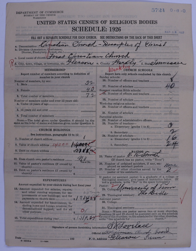 Scan of Disciples of Christ: 5724