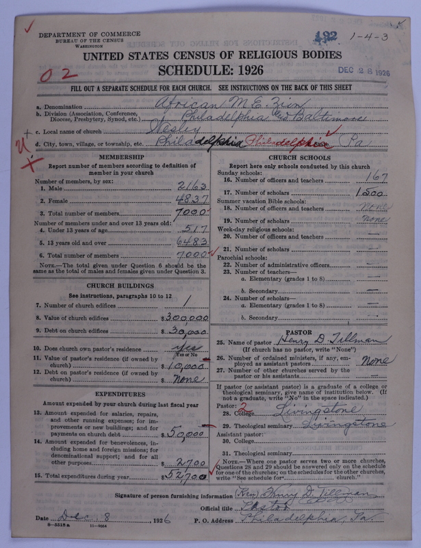 Scan of African Methodist Episcopal Zion Church: 192