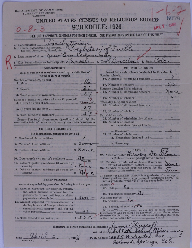 Scan of Presbyterian Church in the United States of America: 8079