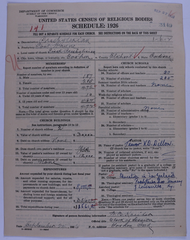 Scan of Presbyterian Church in the United States of America: 3149