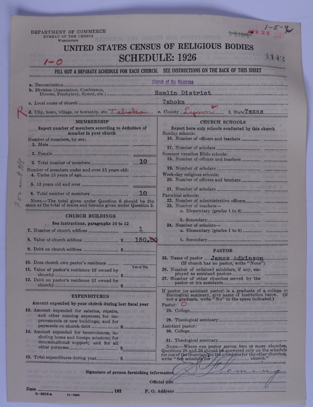 Scan of Church of the Nazarene: 1142