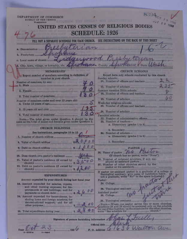 Scan of Presbyterian Church in the United States of America: 8394