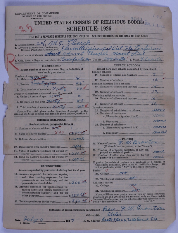 Scan of African Methodist Episcopal Church: 3941