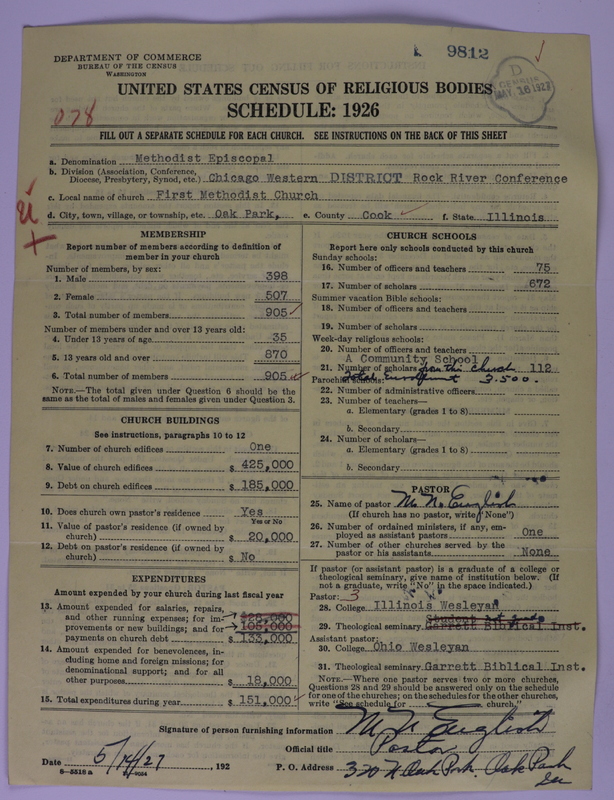 Scan of Methodist Episcopal Church: 9812