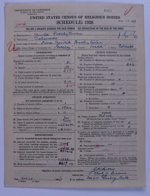 Scan of United Presbyterian Church of North America: 843