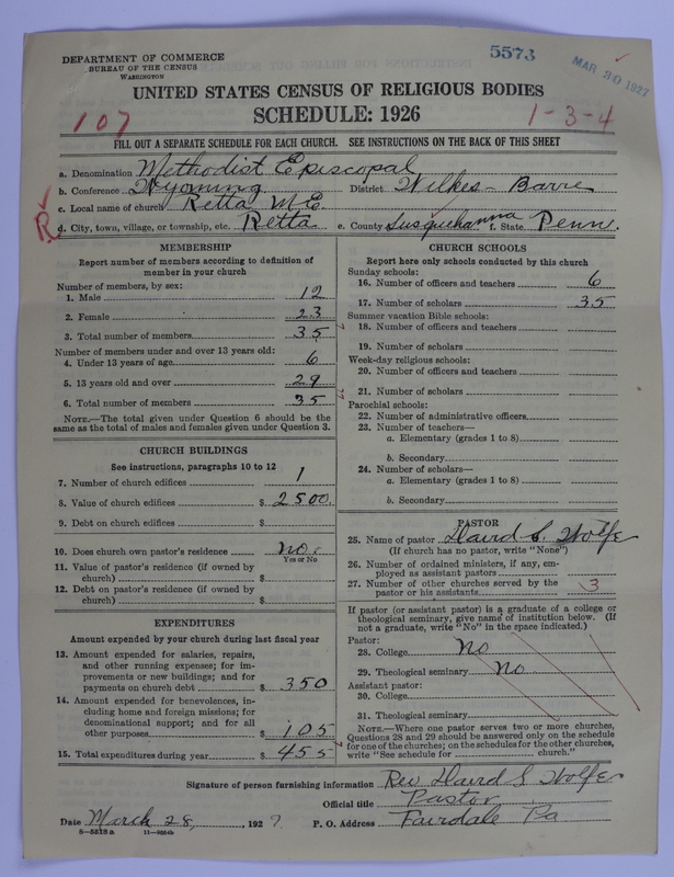 Scan of Methodist Episcopal Church: 5573