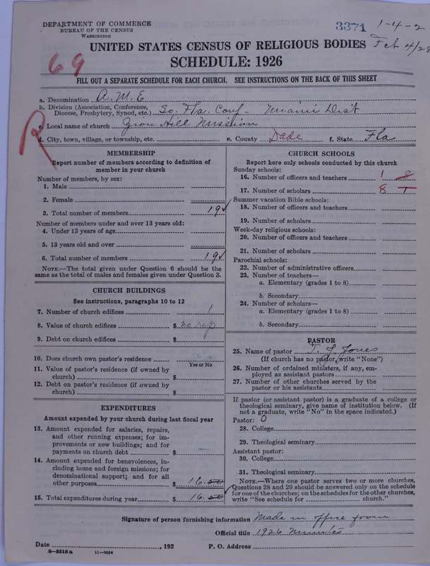 Scan of African Methodist Episcopal Church: 3371