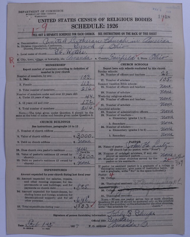 Scan of United Lutheran Church in America: 1948