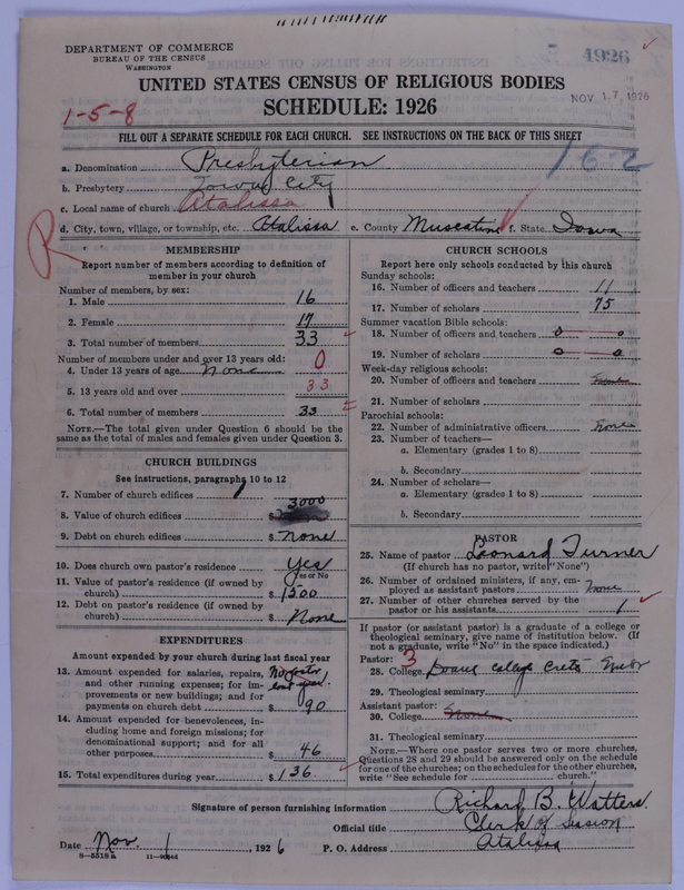 Scan of Presbyterian Church in the United States of America: 4926