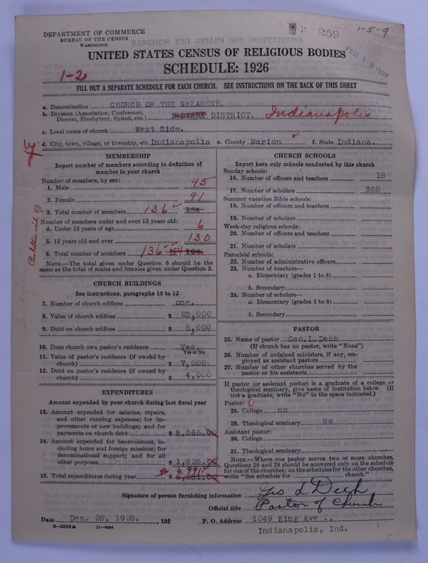 Scan of Church of the Nazarene: 259