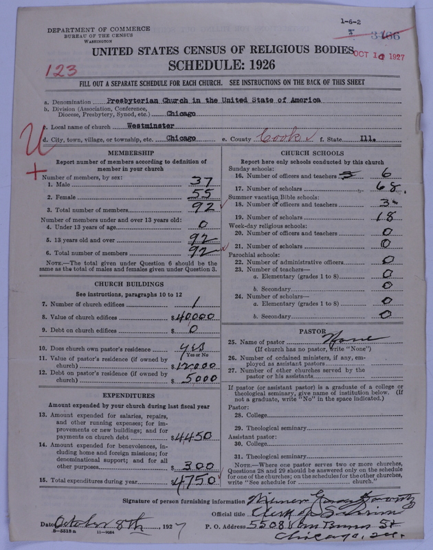 Scan of Presbyterian Church in the United States of America: 3466