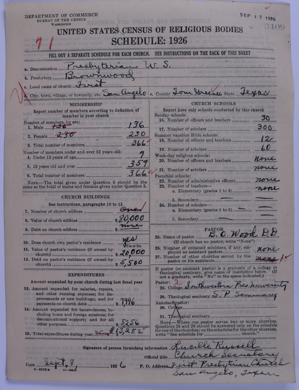 Scan of Presbyterian Church in the United States: 3409