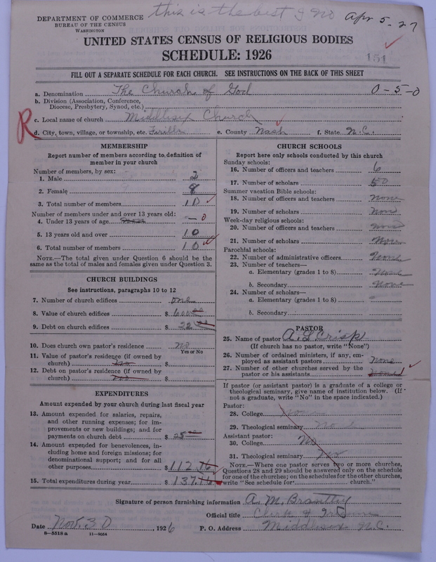 Scan of Church of God General Assembly: 151