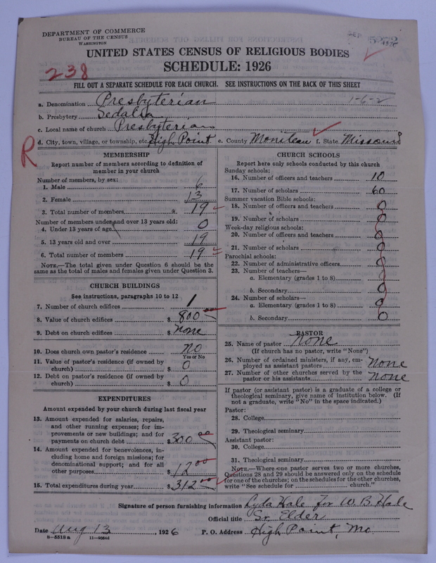 Scan of Presbyterian Church in the United States of America: 5272