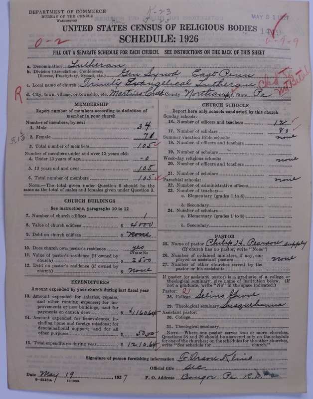 Scan of United Lutheran Church in America: 1419