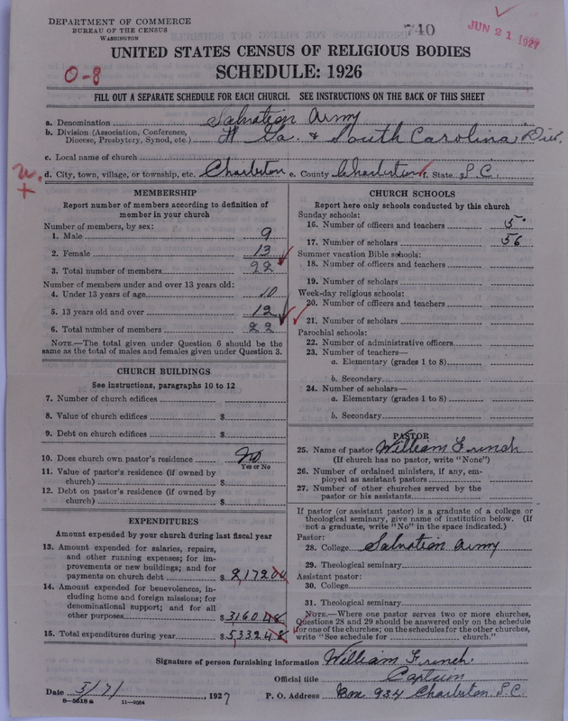 Scan of Salvation Army: 740