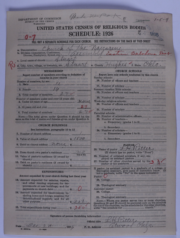 Scan of Church of the Nazarene: 968