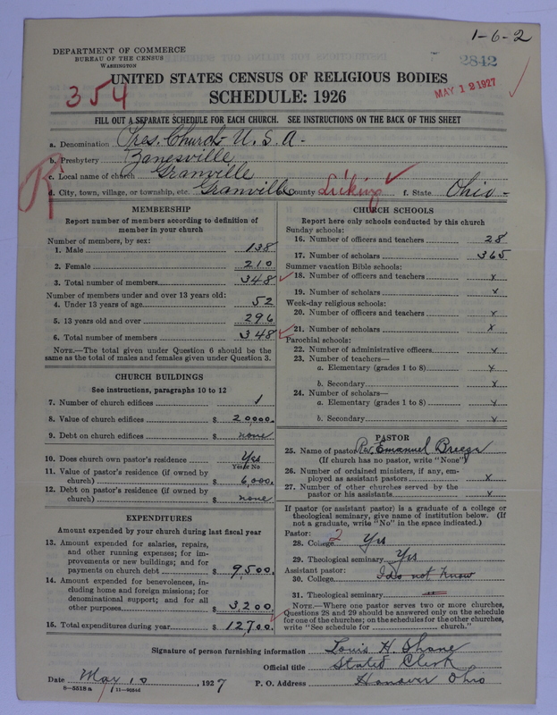 Scan of Presbyterian Church in the United States of America: 2842