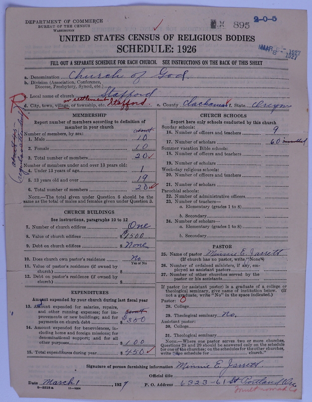 Scan of Church of God (Headquarters, Anderson, Ind.): 895