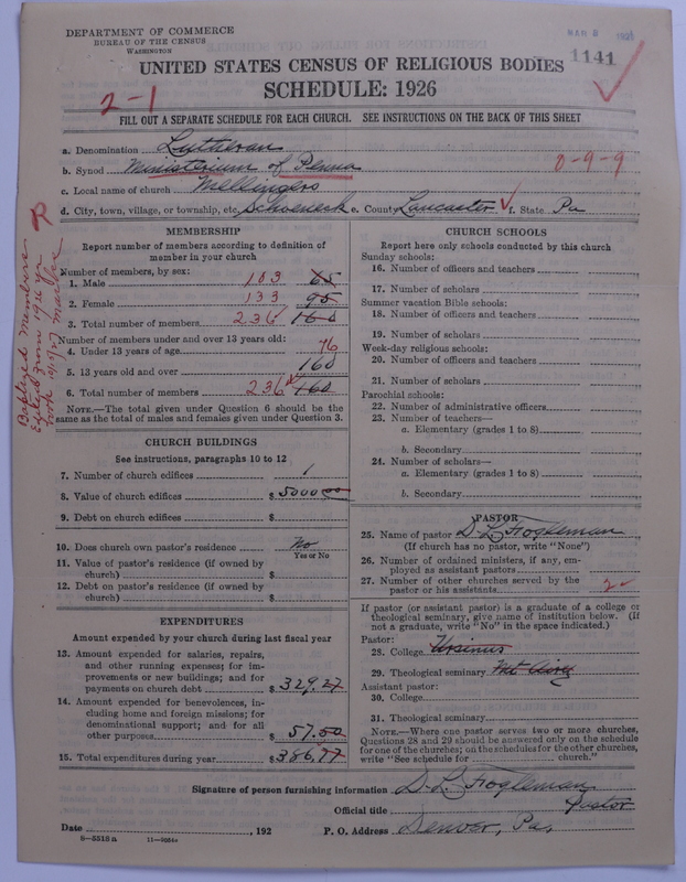 Scan of United Lutheran Church in America: 1141
