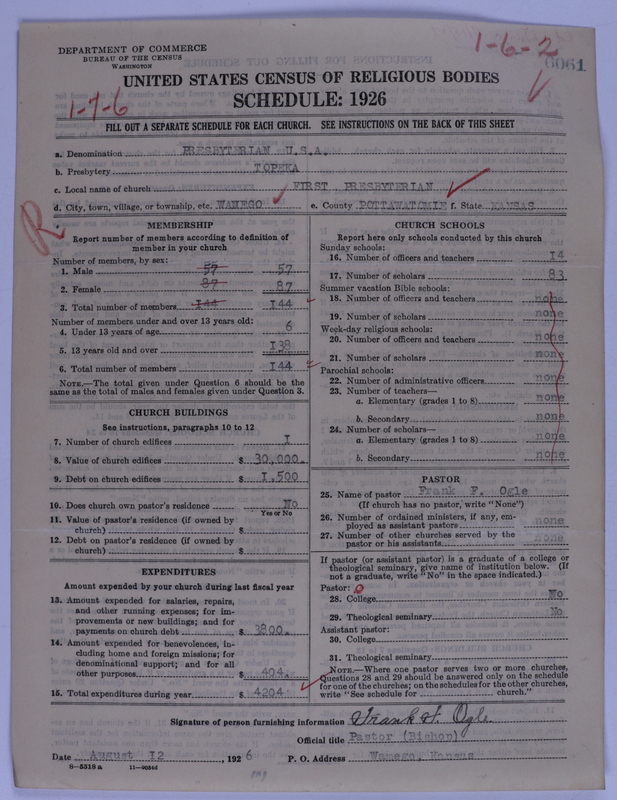 Scan of Presbyterian Church in the United States of America: 6061