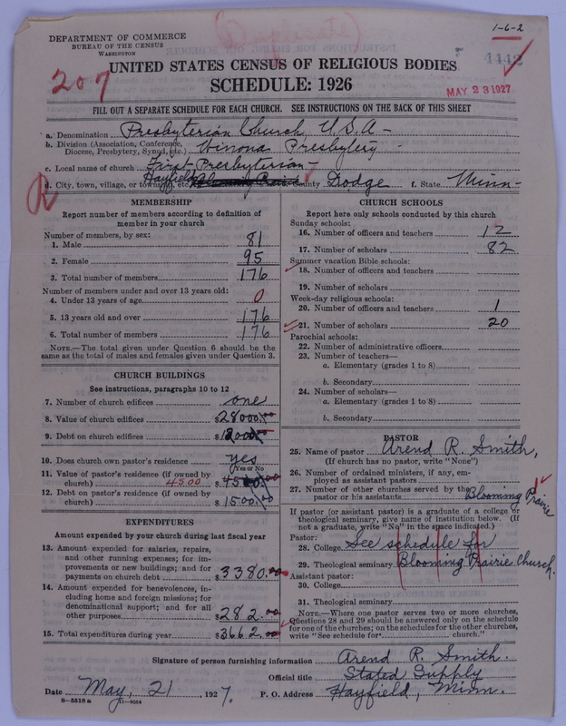 Scan of Presbyterian Church in the United States of America: 4442