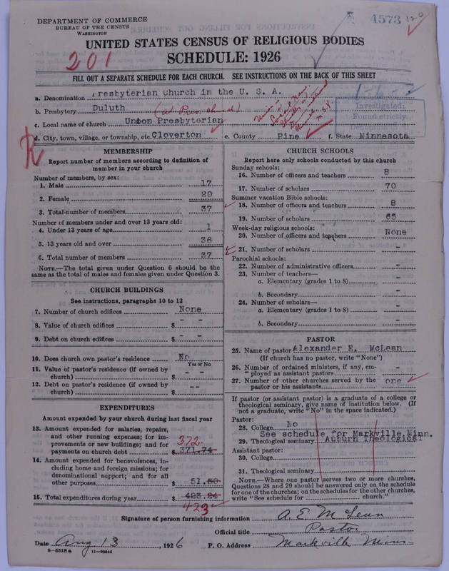 Scan of Presbyterian Church in the United States of America: 4573