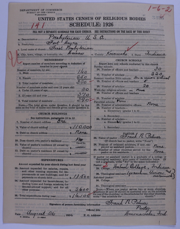 Scan of Presbyterian Church in the United States of America: 3226