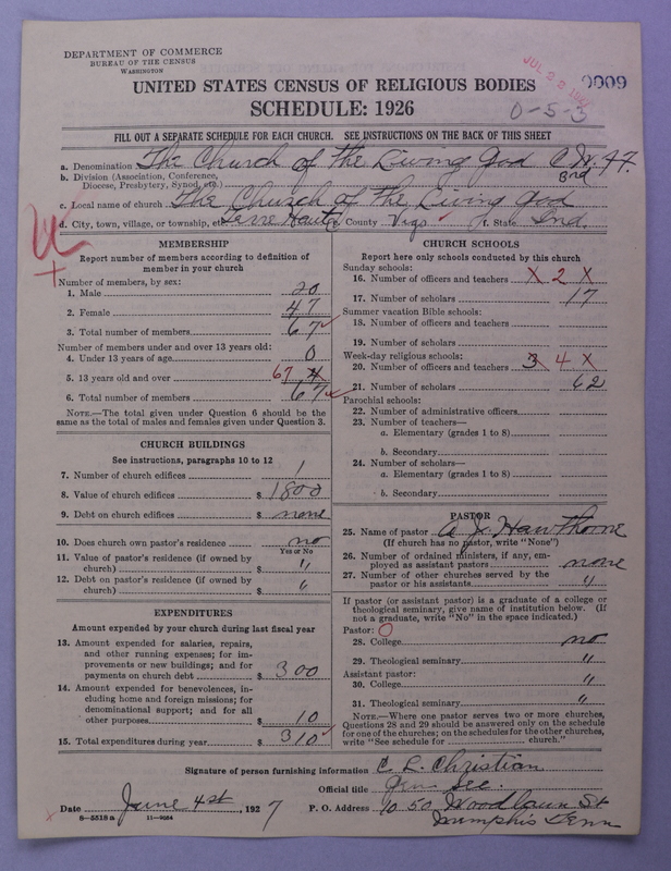 Scan of Church of the Living God, Christian Workers for Fellowship: 9
