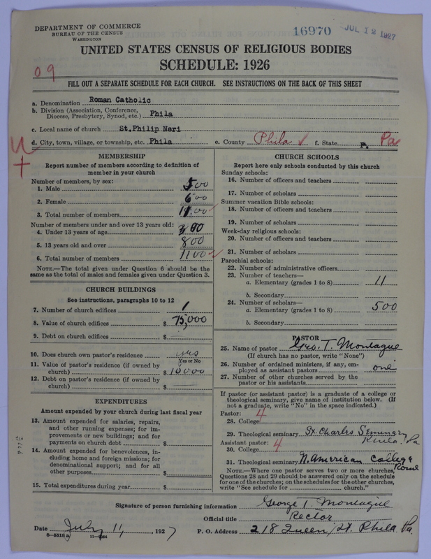 Scan of Roman Catholic Church: 16970