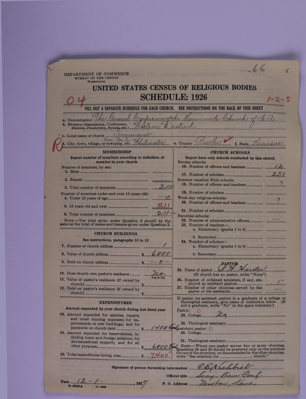 Scan of General Conference of the Mennonite Church of North America: 66
