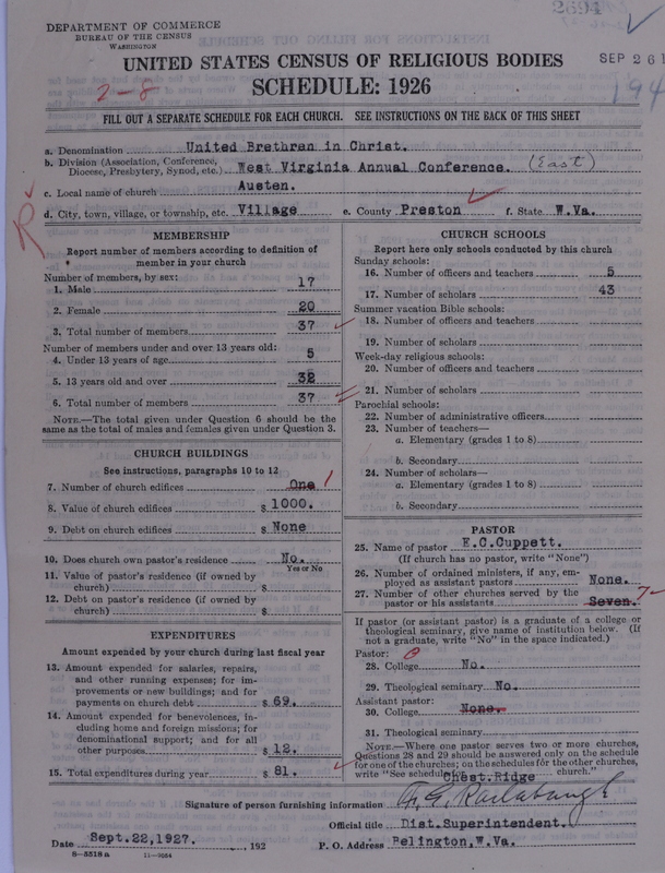 Scan of Church of the United Brethren in Christ: 2694
