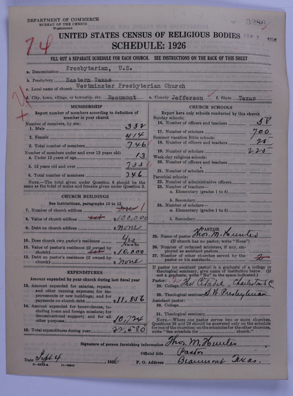 Scan of Presbyterian Church in the United States: 3286