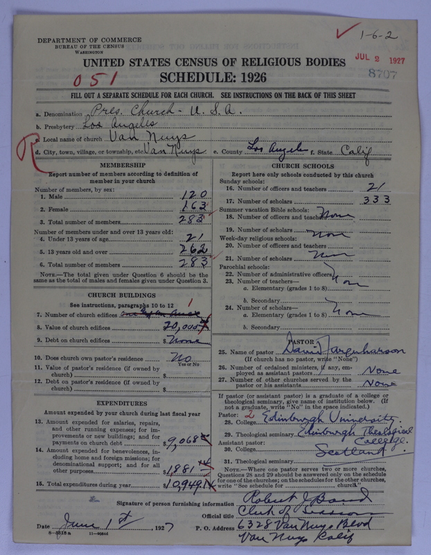 Scan of Presbyterian Church in the United States of America: 8707