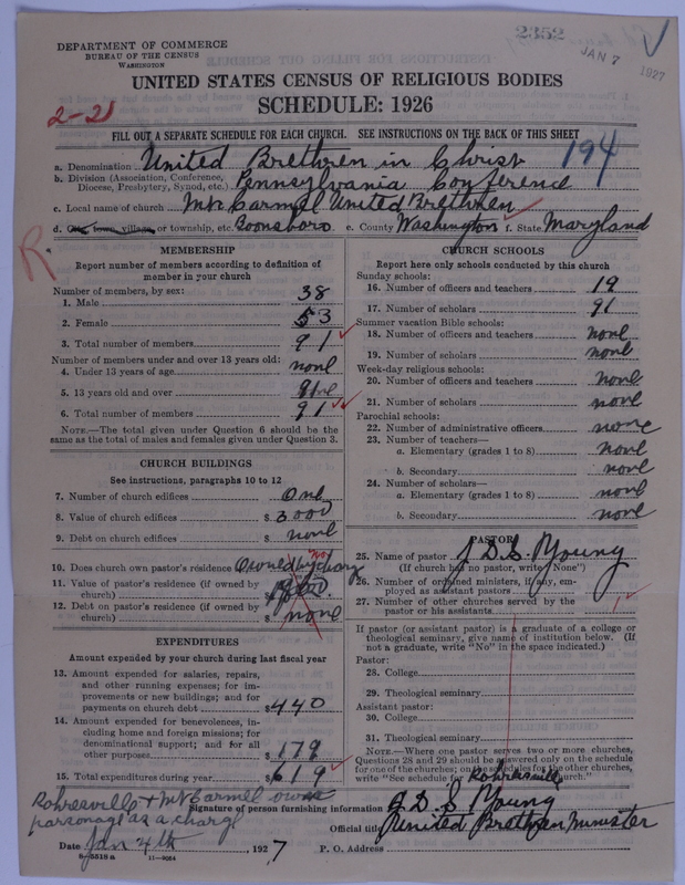Scan of Church of the United Brethren in Christ: 2352