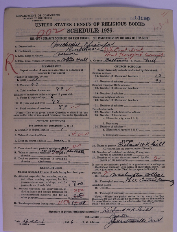 Scan of Methodist Episcopal Church: 13190